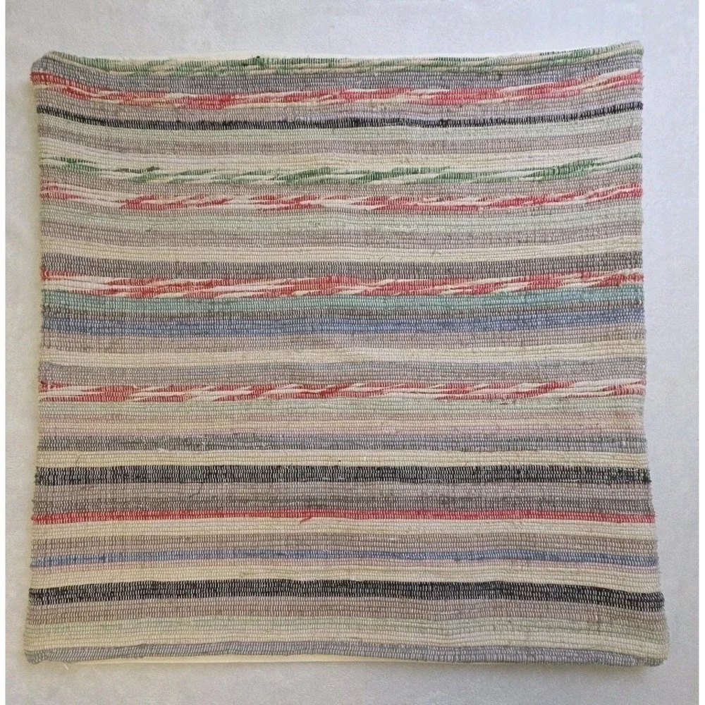 2 Pottery Barn 2012‎ Stripe Kilim Dhurrie Pillow Covers 24